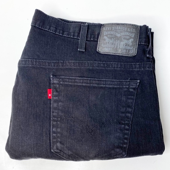 Levi's Other - Levi’s | 569 Loose Straight Fit Men's Jeans Black 00569-0125 38 x 32